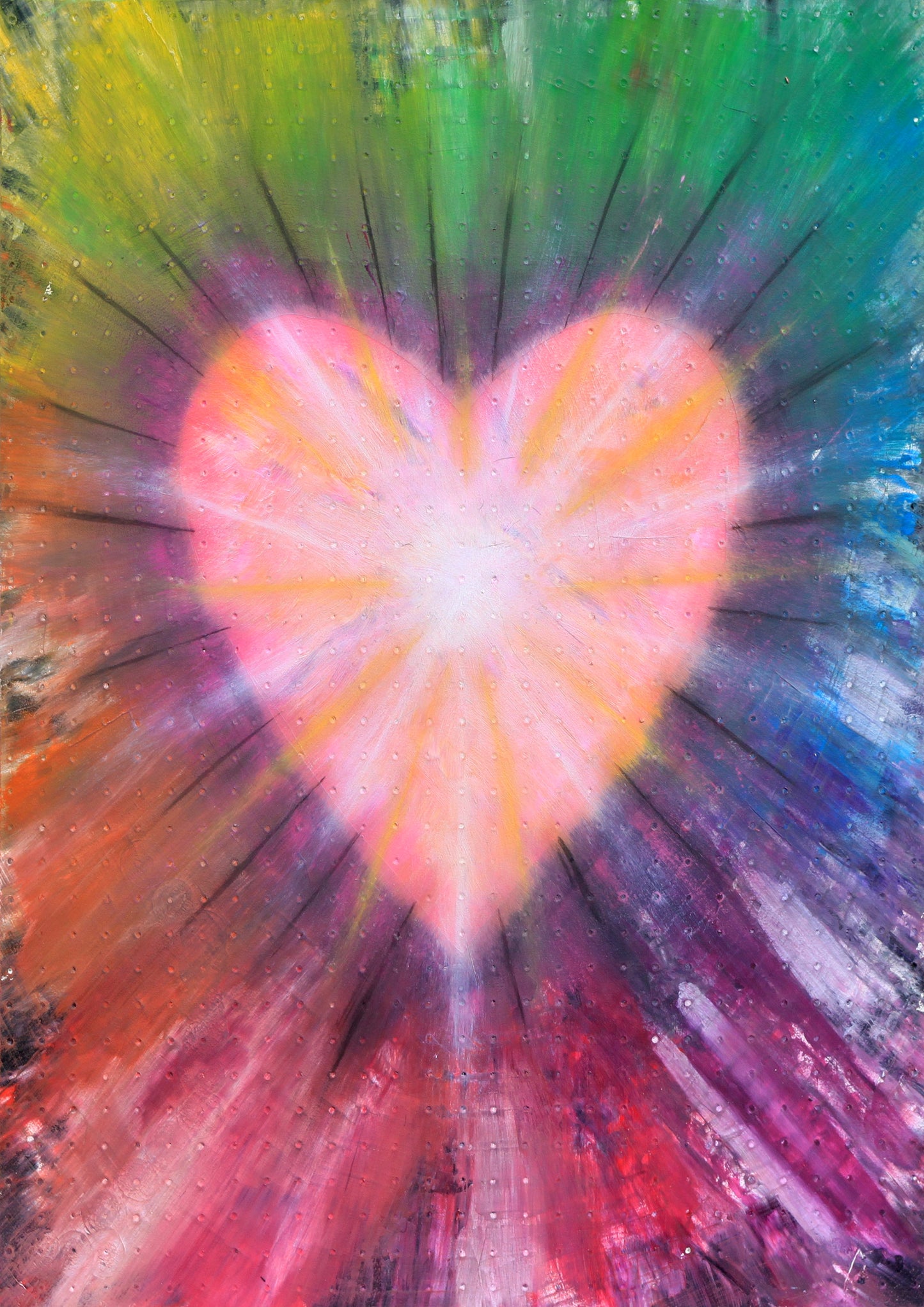 Burst of love - Art print